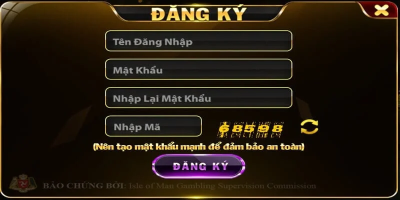 Thiết lập tài khoản đăng ký tài xỉu